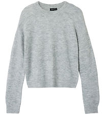 LMTD Pusero - Noos - Neulottu - NlfLodet - Light Grey Melange/14 LMTD Pusero - Noos - Neulottu - NlfLodet - Light Grey Melange/14