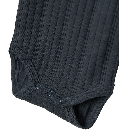 Name It Bodysuit L/æ - Noos - Wool - NbmWang - Ombre Blue