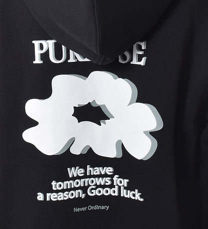 Hound Hoodie - Black w. Print