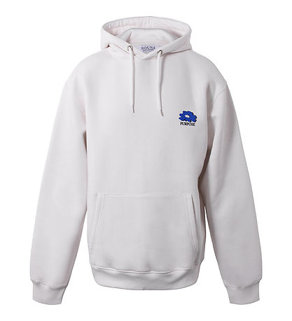 Hound Hoodie - Off White w. Print