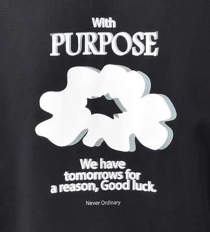 Hound T-shirt - Black w. Print Hound T-shirt - Black w. Print