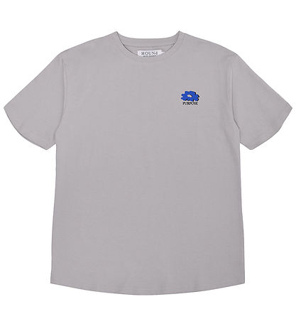 Hound T-Shirt - Light Grey m. Print