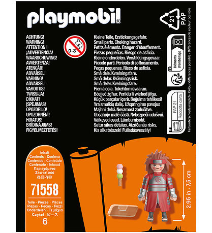 Playmobil Naruto - Choji - 71558 - 6 Partar