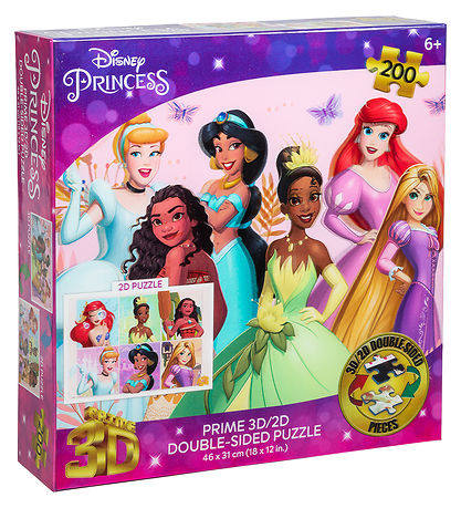 Prime 3D Puzzle Puzzlespiel - 3D/2D - 200 Teile - Princess