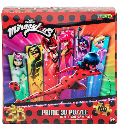 Prime 3D Puzzle Jigsaw Puzzle - 3D - 100 Bricks - Miraculous