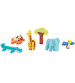 Ludi Schaumstoff-Puzzlespiel - 3D - 18 Teile - Tiere