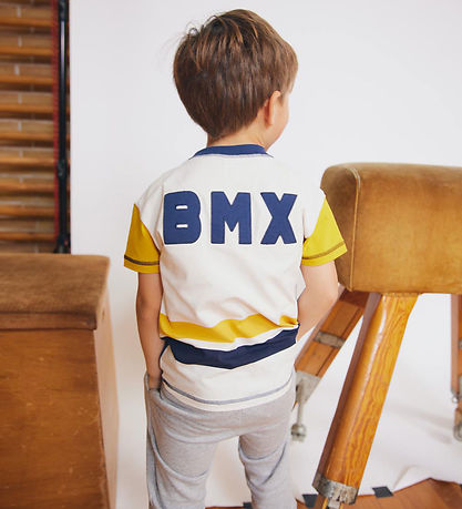 Freds World T-shirt - BMX - Academy/White/Yellow