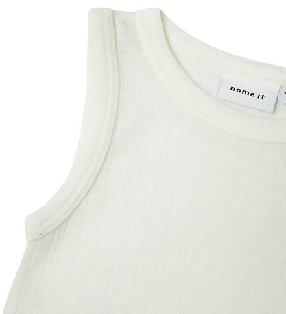Name It Bodysuit u/æ - Wool - NbmWang - Snow White