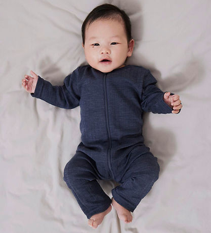 Name It Nightsuit - Wool - NbmWang - Ombre Blue