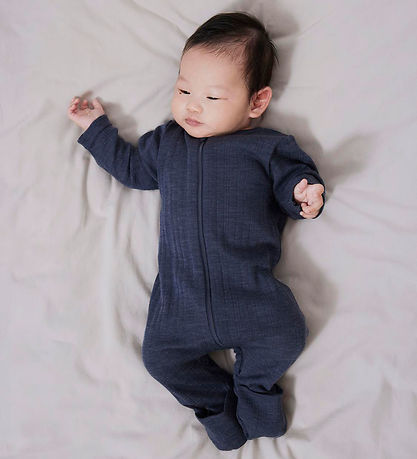 Name It Nightsuit - Wool - NbmWang - Ombre Blue