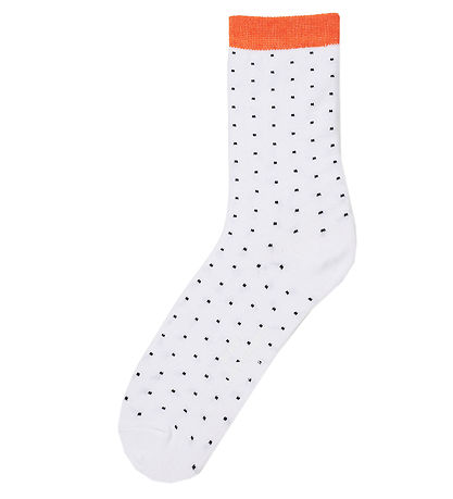 Mads Nørgaard Socks - 2-Pack - Ana Mix - Black Stripe/White Do