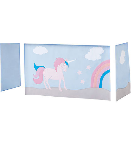 Hoppekids Half-height curtains Bed - 70x160 cm - Unicorn Hoppekids Half-height curtains Bed - 70x160 cm - Unicorn