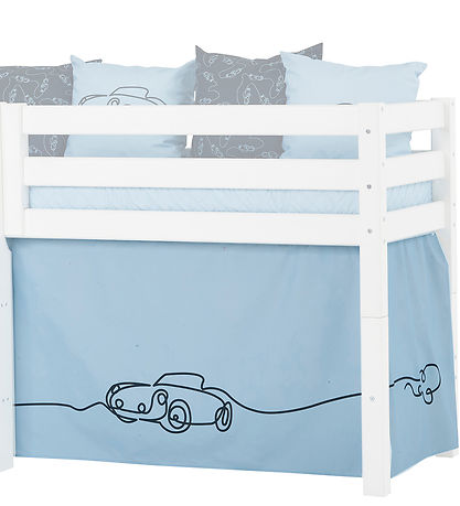 Hoppekids Half-height curtains Bed - 70x160 cm - Cars