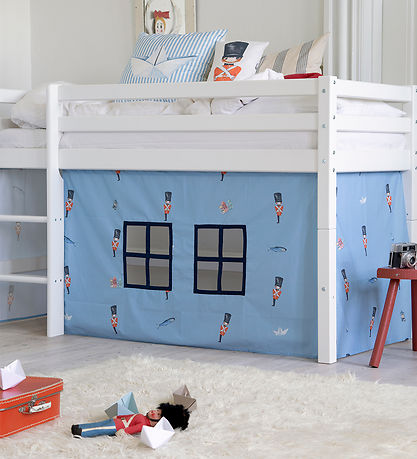 Hoppekids Vorhang für halbhohes Bett - 70x160 cm - Tin Soldier