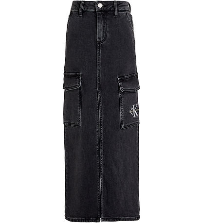 Calvin Klein Skirt - Maxi Denim - Charcoal Grey