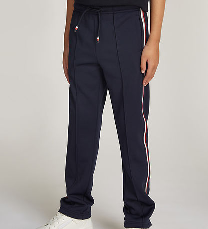 Tommy Hilfiger Joggebukse - Global Stripe - Desert Sky