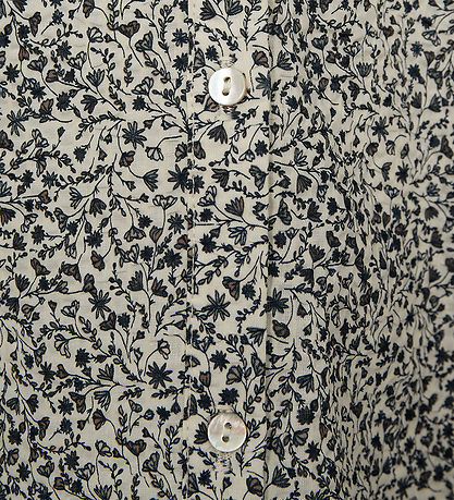 Blouse Sofie Schnoor - Antique White av. Fleurs