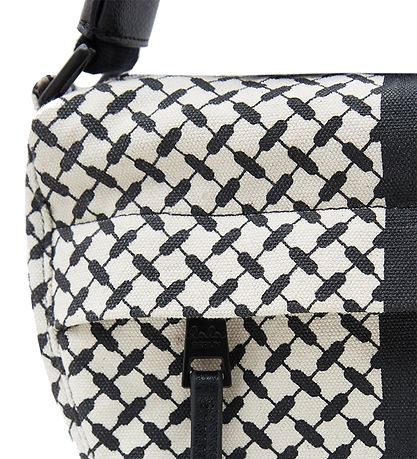 Lala Berlin Schoudertas - Melly - Erfgoed Stripe Black