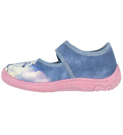 Superfit Pantoffels - Belinda - Blauw/Roze