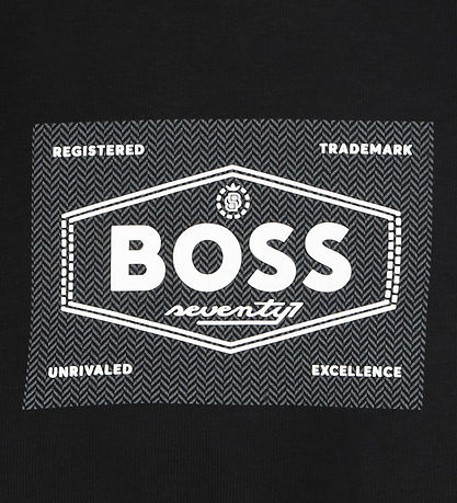 BOSS Sweatshirt - Black w. White