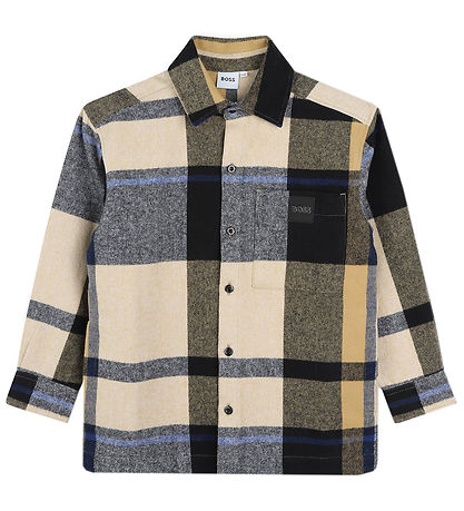 BOSS Shirt - Long - Cookie/Black Check