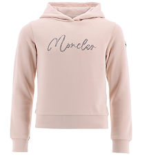 Moncler Hoodie - Pink w. Rivets Moncler Hoodie - Pink w. Rivets