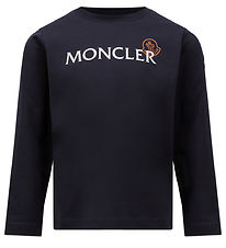 Moncler Blouse - Medium+ Blue w. White Moncler Blouse - Medium+ Blue w. White