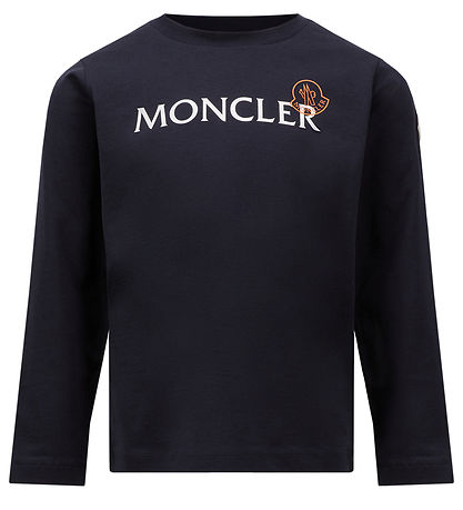 Moncler Bluse - Medium+ Blue m. Weiß