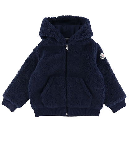 Moncler Fleece Jacket - Medium+ Blue