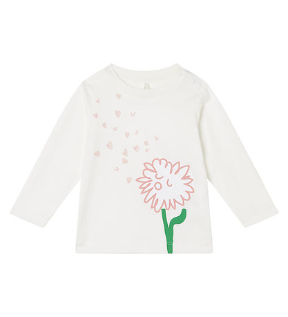 Stella McCartney Kids Blouse - Ivory w. Flower