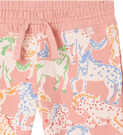 Stella McCartney Kids Jogginghosen - Rosa m. Pferde Stella McCartney Kids Jogginghosen - Rosa m. Pferde