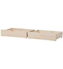 Hoppekids Drawers w. Wheels - 2 pcs - 70x160 cm - Natural Hoppekids Drawers w. Wheels - 2 pcs - 70x160 cm - Natural
