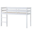 Hoppekids Bed - Half-height - ECO Comfort - 166x76x114 cm - Whit Hoppekids Bed - Half-height - ECO Comfort - 166x76x114 cm - Whit