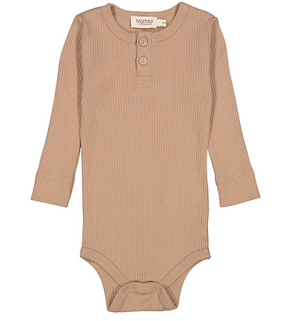 Bodysuit L/æ - Rib - Cardamom Bodysuit L/æ - Rib - Cardamom