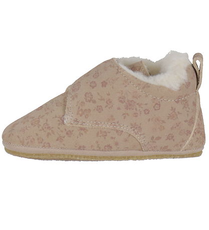 Wheat Soft Sole Leather Shoes w. Lining - Taj - Rose Dawn