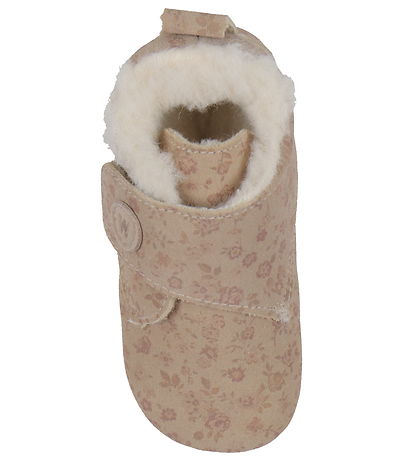 Wheat Soft Sole Leather Shoes w. Lining - Taj - Rose Dawn