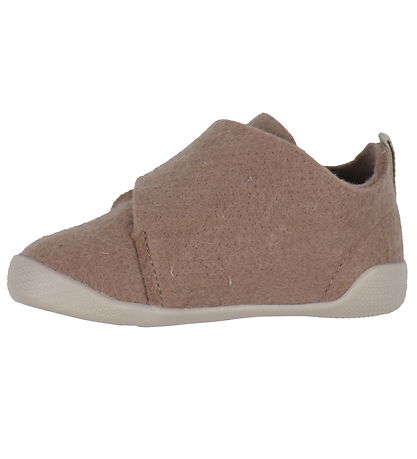 Wheat Slippers - Wool - Fleecy - Dusty Rouge