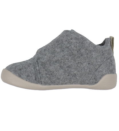 Wheat Slippers - Wool - Fleecy - Grey