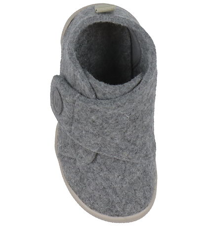 Wheat Slippers - Wool - Fleecy - Grey