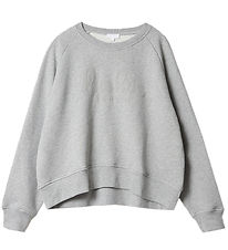 Lala Berlin Sweatshirt - Ijora - Grey Melange w. Logo Lala Berlin Sweatshirt - Ijora - Grey Melange w. Logo