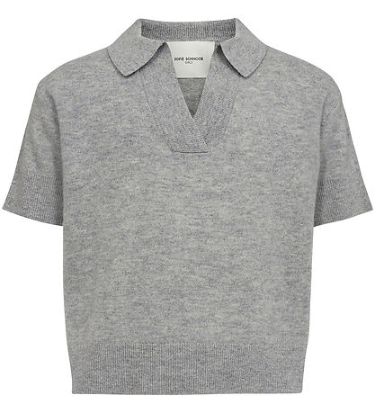 Sofie Schnoor Polo - Wool - Grey Melange Sofie Schnoor Polo - Wool - Grey Melange