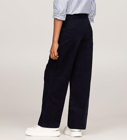 Tommy Hilfiger Corduroy Trousers - Wide - Desert Sky