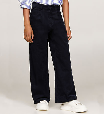 Tommy Hilfiger Corduroy Trousers - Wide - Desert Sky