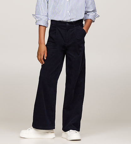 Tommy Hilfiger Corduroy Trousers - Wide - Desert Sky