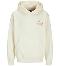 Jack & Jones Hoodie - JorBrooklyn - Buttercream Jack & Jones Hoodie - JorBrooklyn - Buttercream