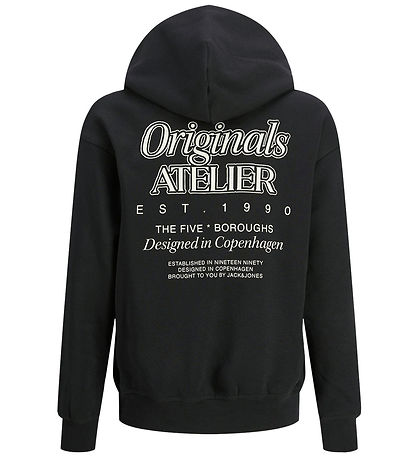Jack & Jones Hoodie - JorBrooklyn - Black