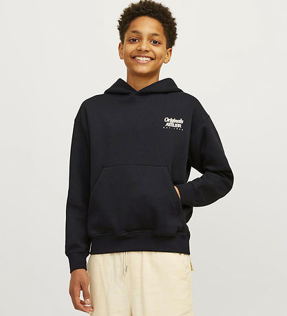Jack & Jones Hoodie - JorBrooklyn - Black Jack & Jones Hoodie - JorBrooklyn - Black