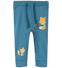 Name It Trousers - NbmLoxy - Blue Melange w. Fox Name It Trousers - NbmLoxy - Blue Melange w. Fox