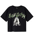 Name It T-shirt - Cropped - NkfJaxana Billie Eilish - Black