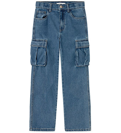 Name It Jeans - Cargo - Noos - NkmRaynn - Medium+ Blue Denim Name It Jeans - Cargo - Noos - NkmRaynn - Medium+ Blue Denim